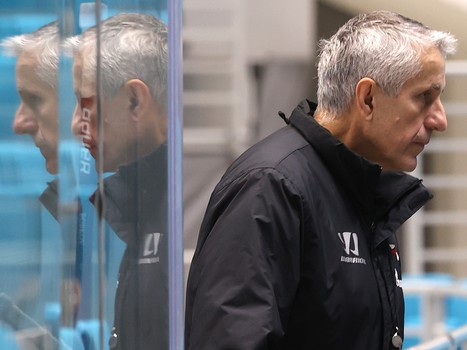 Тренировка «Авангарда» перед матчем в Нур-Султане