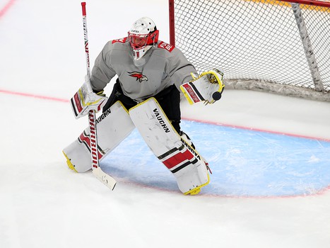 Раскатка «Авангарда» перед матчем с «Металлургом»