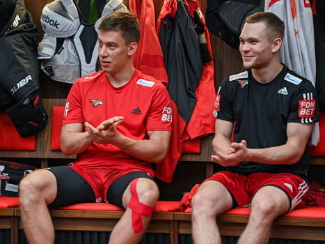 Первая ледовая тренировка «Авангарда»