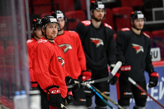 Тренировка «Авангарда» в Омске