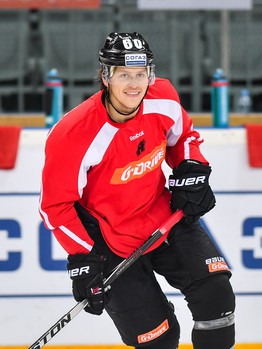 Раскатка "Авангарда" перед матчем с "Северсталью"