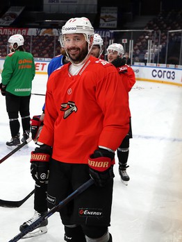 Тренировка «Авангарда» перед третьим матчем серии с «Металлургом»