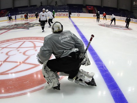 Раскатка «Авангарда» в Уфе перед шестым матчем серии с «Салаватом Юлаевым»