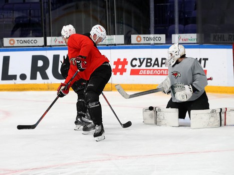 Раскатка «Авангарда» перед выездным матчем с «Ак Барсом»