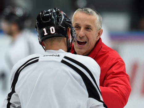 Раскатка "Авангарда" перед матчем с "Амуром"