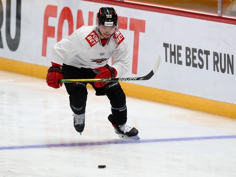 Раскатка «Авангарда» перед матчем с «Витязем»