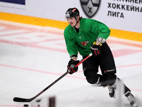 Раскатка «Авангарда» перед матчем с ЦСКА