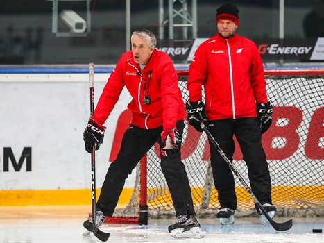 Раскатка «Авангарда» перед третьим матчем серии с «Барысом»