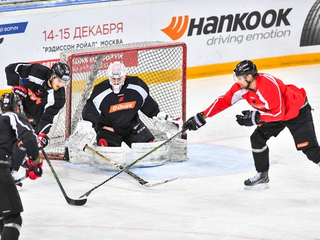 Раскатка "Авангарда" перед матчем с "Автомобилистом"