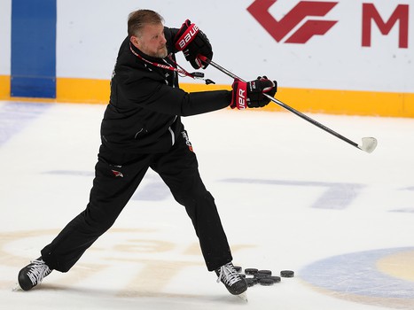 Раскатка «Авангарда» перед матчем с «Магниткой»