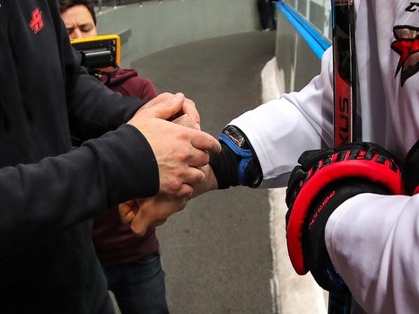 Раскатка «Авангарда» перед матчем с «Автомобилистом»