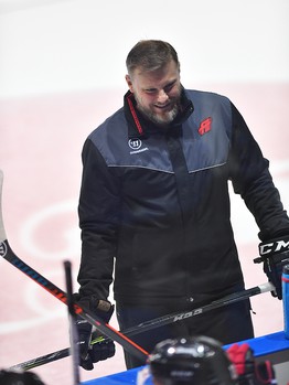 Тренировка "Авангарда" в Ярославле перед матчем с "Торпедо" НН