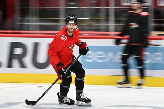 Раскатка «Авангарда» перед матчем с «Салаватом Юлаевым»