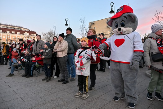 Фан-зона «Авангарда» в Городском саду