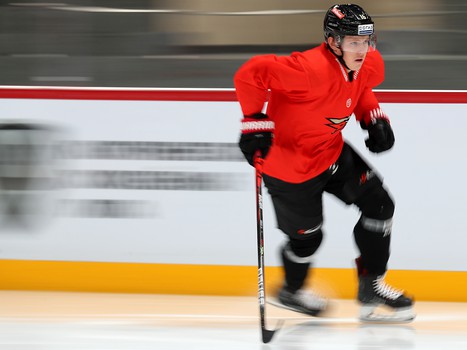 Раскатка «Авангарда» перед матчем с «Амуром»