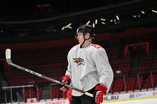 Раскатка «Авангарда» перед матчем с «Салаватом Юлаевым»