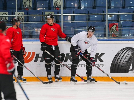 Первая тренировка Богдана Якимова в «Авангарде»