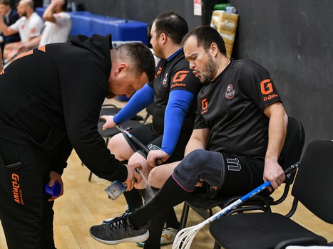 Товарищеский матч по флорболу. «Охранники Крылова» - «Мощные СМИ» 10:2