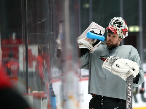 Раскатка «Авангарда» перед матчем с «Салаватом Юлаевым»