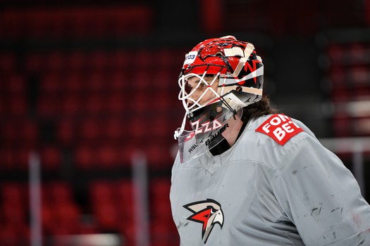 Раскатка «Авангарда» перед матчем с «Нефтехимиком»