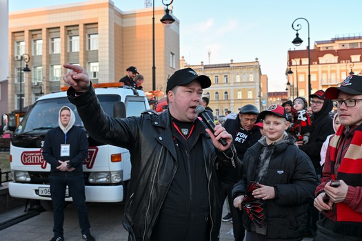 Фан-зона «Авангарда» в Городском саду