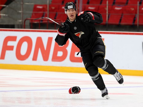 Раскатка «Авангарда» перед четвёртым матчем серии с «Металлургом»