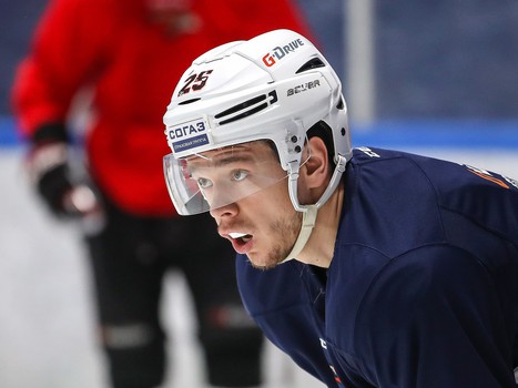 Раскатка «Авангарда» в Астане перед первым матчем серии с «Барысом»