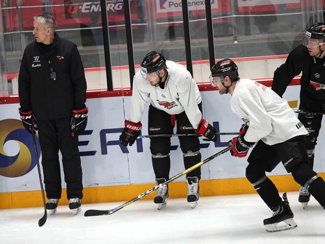 Раскатка «Авангарда» перед матчем с «Ак Барсом»