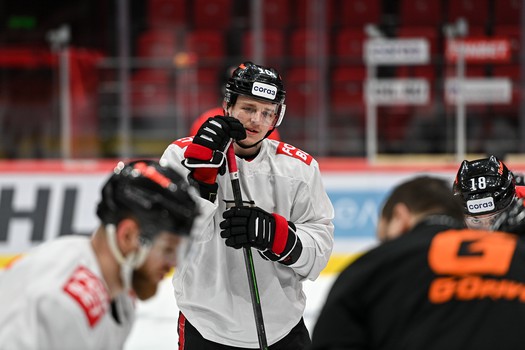 Раскатка «Авангарда» перед матчем с минским «Динамо»