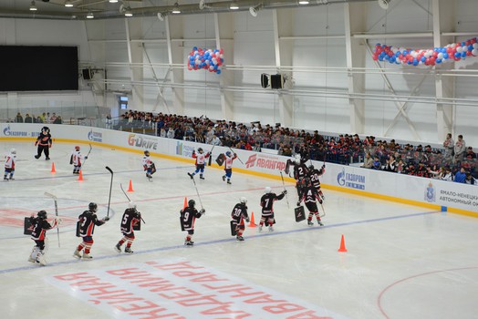 Открытие филиала Хоккейной академии "Авангард" в Тарко-Сале 04.12.13