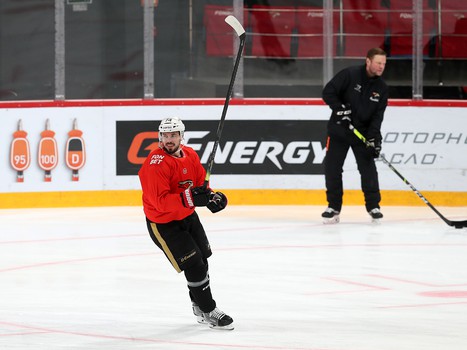 Открытая тренировка «Авангарда» перед вторым раундом плей-офф