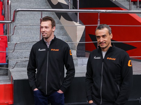 Даниил Квят на тренировке «Авангарда»