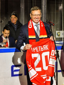 Открытие центрального комплекса Хоккейной Академии «Авангард» 