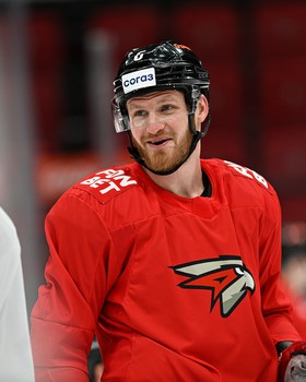 Раскатка «Авангарда» перед матчем с «Барысом»