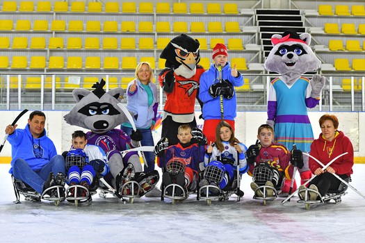 Турнир по следж-хоккею в Омске, день 2