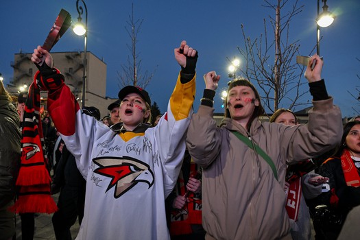Фан-зона «Авангарда» в Городском саду