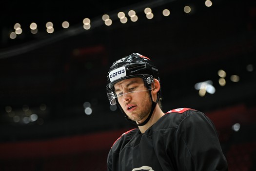 Раскатка «Авангарда» перед матчем с «Трактором»