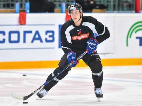 Раскатка "Авангарда" перед матчем с ЦСКА