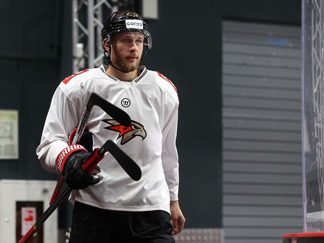 Раскатка «Авангарда» перед матчем против СКА