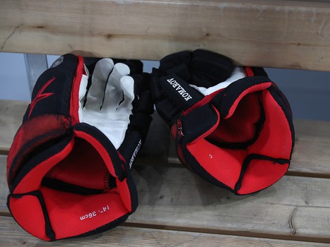 Тренировка «Авангарда» перед третьим матчем серии с «Металлургом»