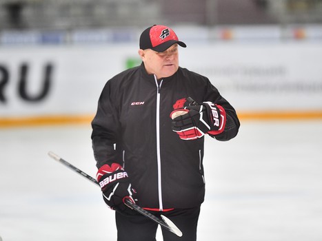 Раскатка "Авангарда" перед выездным матчем с "Металлургом" Нк