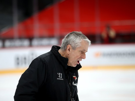 Раскатка «Авангарда» перед матчем с «Нефтехимиком»