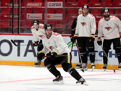 Раскатка «Авангарда» перед матчем с «Амуром»