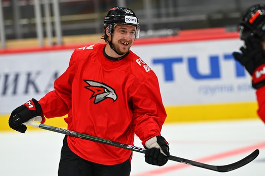 Тренировка «Авангарда» в Омске