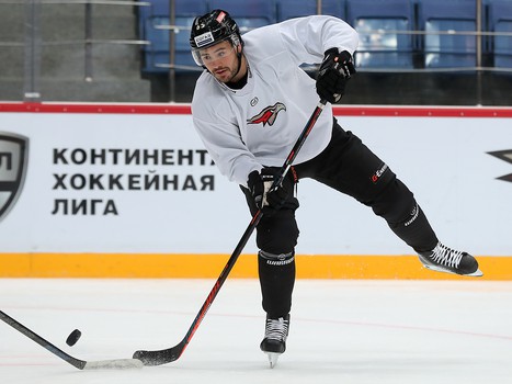 Раскатка «Авангарда» перед матчем со «Спартаком»