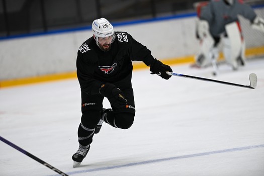 Тренировка «Авангарда» в Хоккейной Академии