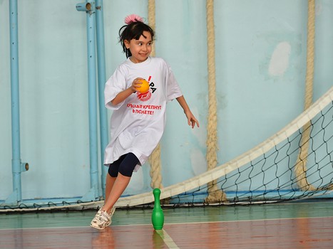 "Физ-ра с "Омскими Ястребами" в 26 гимназии