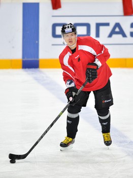 Раскатка "Авангарда" перед домашним матчем против "Медвешчака"