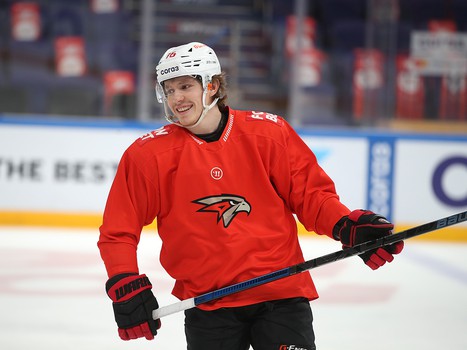 Тренировка «Авангарда» перед пятым матчем серии с «Ак Барсом»