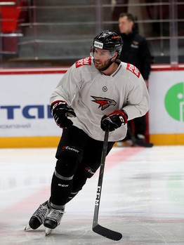 Раскатка «Авангарда» перед матчем с «Северсталью»